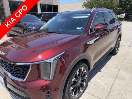 Red 2025 Kia Sorento SX