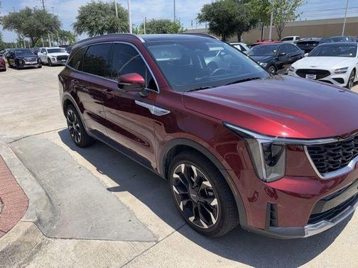 Red 2025 Kia Sorento SX