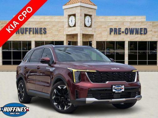 Red 2025 Kia Sorento SX
