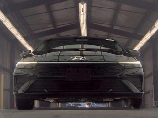 Black 2025 Hyundai ELANTRA HEV Blue