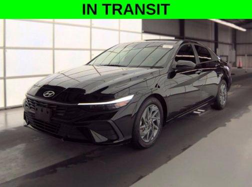 Black 2025 Hyundai ELANTRA HEV Blue