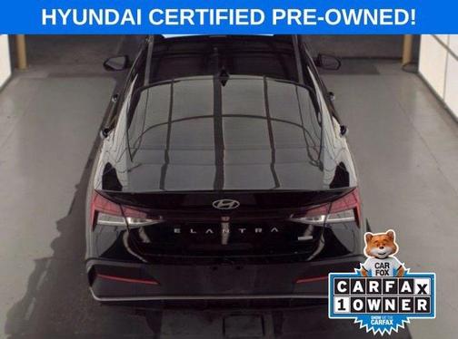 Black 2025 Hyundai ELANTRA HEV Blue