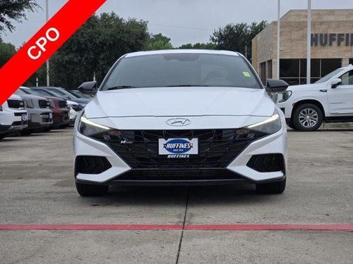 Ceramic White 2023 Hyundai ELANTRA N Line