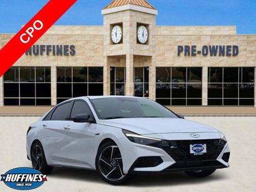 Ceramic White 2023 Hyundai ELANTRA N Line