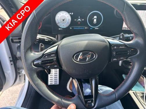 Ceramic White 2023 Hyundai ELANTRA N Line