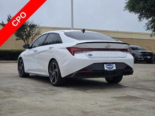 Ceramic White 2023 Hyundai ELANTRA N Line