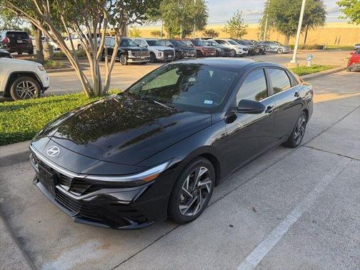 Black 2024 Hyundai ELANTRA HEV Limited