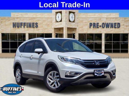White Diamond Pearl 2015 Honda CR-V EX-L