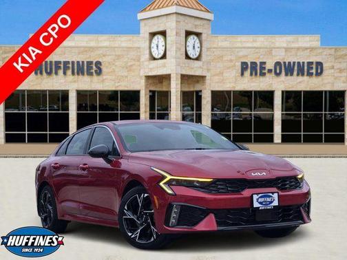 Red 2025 Kia K5 GT-Line