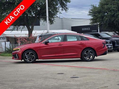Red 2025 Kia K5 GT-Line
