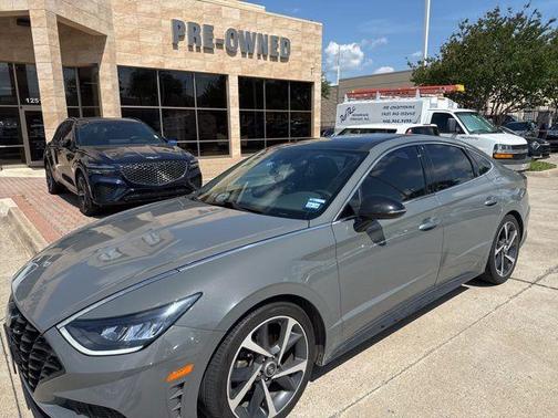 Hampton Gray 2021 Hyundai SONATA SEL Plus