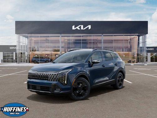 Blue 2026 Kia Sportage Plug-In Hybrid X-Line Prestige