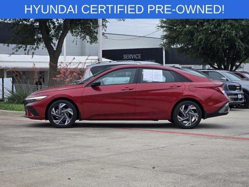 Red 2025 Hyundai ELANTRA SEL Sport