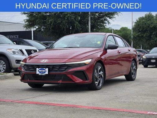 Red 2025 Hyundai ELANTRA SEL Sport