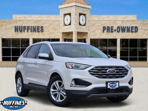 White Platinum 2019 Ford Edge SEL