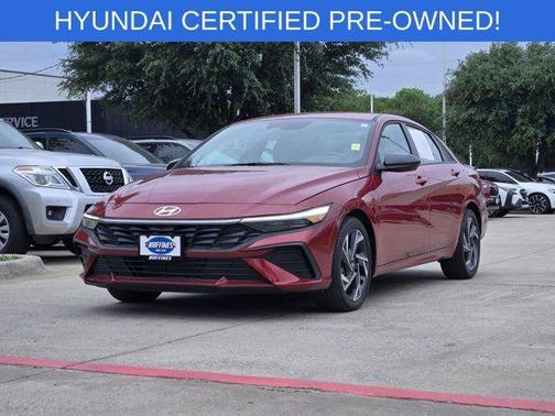 Red 2025 Hyundai ELANTRA SEL Sport