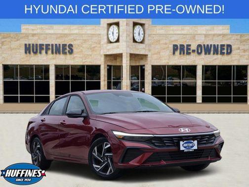 Red 2025 Hyundai ELANTRA SEL Sport