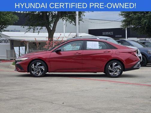 Red 2025 Hyundai ELANTRA SEL Sport