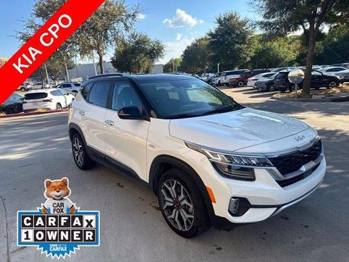 Clear White 2022 Kia Seltos SX