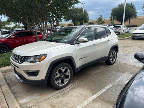 Pearl White Tri-Coat 2018 Jeep Compass Limited