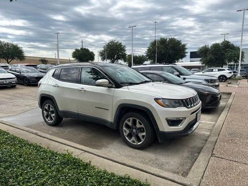 Pearl White Tri-Coat 2018 Jeep Compass Limited