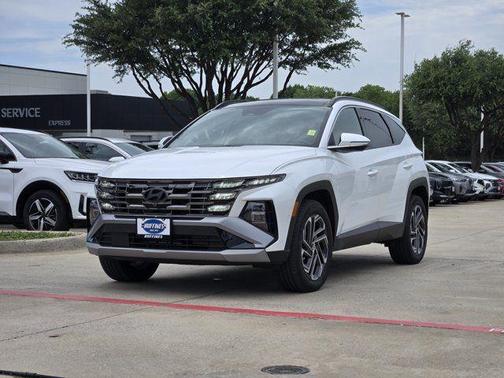 White Pearl 2025 Hyundai TUCSON Hybrid Limited
