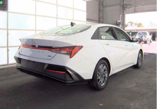 White 2025 Hyundai ELANTRA HEV Blue