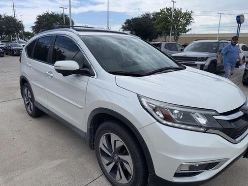 White 2015 Honda CR-V Touring