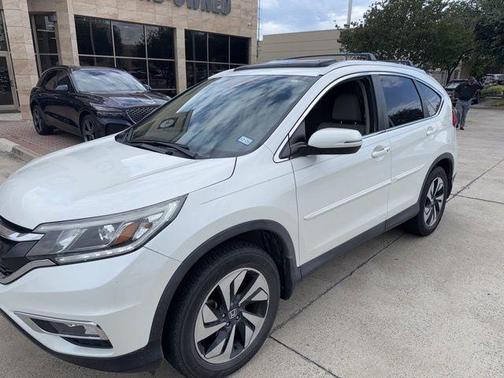 White 2015 Honda CR-V Touring