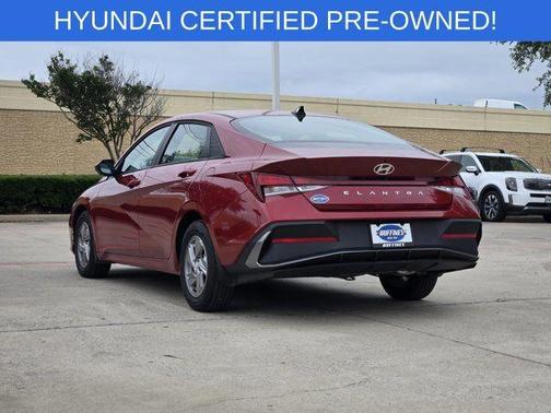 Red 2025 Hyundai ELANTRA SE