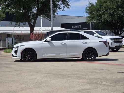 Summit White 2021 Cadillac CT4 V-Series
