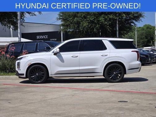 Hyper White 2024 Hyundai PALISADE Calligraphy Night Edition