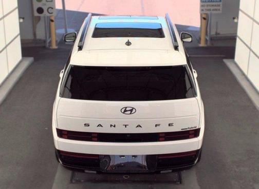 White 2026 Hyundai SANTA FE HEV Calligraphy