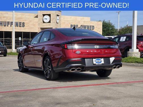 Red 2025 Hyundai SONATA N Line