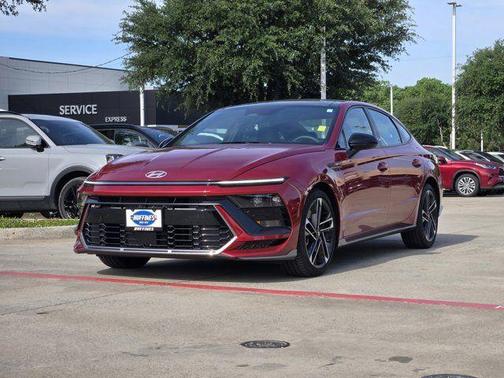 Red 2025 Hyundai SONATA N Line