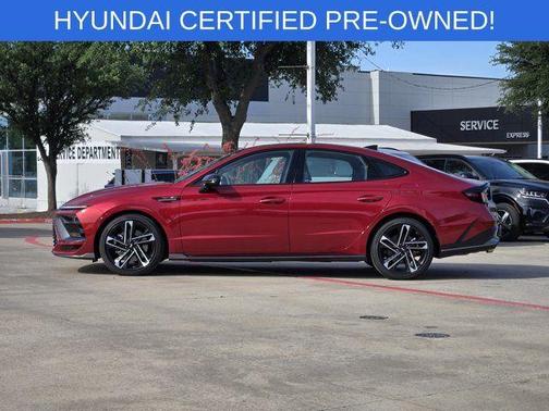Red 2025 Hyundai SONATA N Line