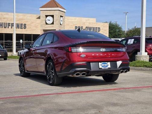 Red 2025 Hyundai SONATA N Line