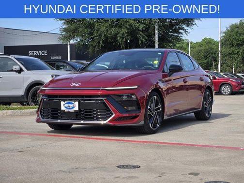 Red 2025 Hyundai SONATA N Line