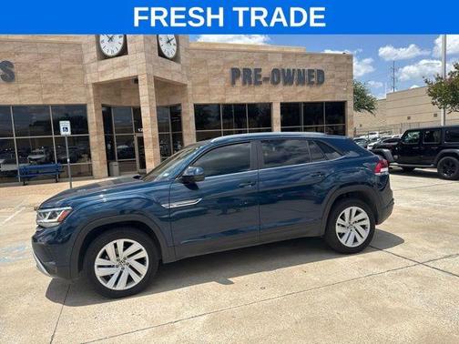 Tourmaline Blue Metallic 2023 Volkswagen Atlas Cross Sport 3.6L V6 SE w/Technology