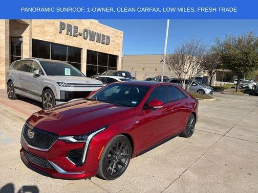 Radiant Red 2023 Cadillac CT4 Sport