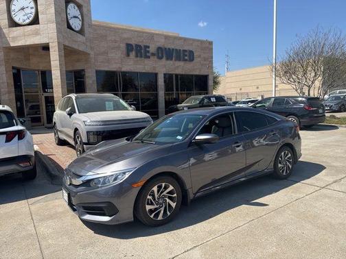 Modern Steel Metallic 2018 Honda Civic EX