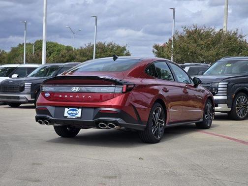 Red 2026 Hyundai SONATA N Line