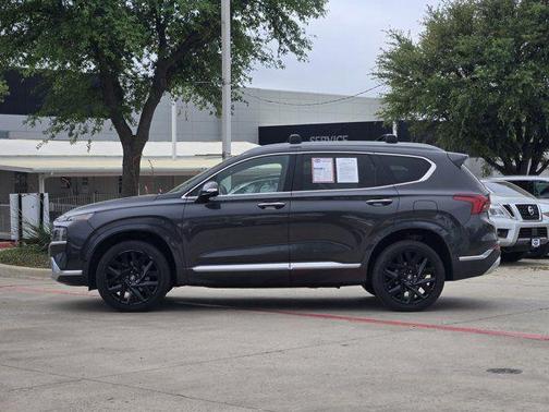 Portofino Gray 2021 Hyundai SANTA FE Calligraphy