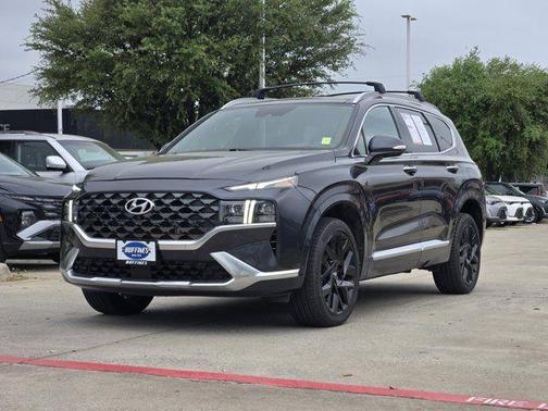 Portofino Gray 2021 Hyundai SANTA FE Calligraphy