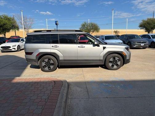 Shimmering Silver 2025 Hyundai SANTA FE HEV SEL