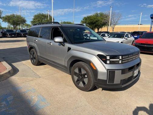 Shimmering Silver 2025 Hyundai SANTA FE HEV SEL