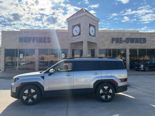 Shimmering Silver 2025 Hyundai SANTA FE HEV SEL