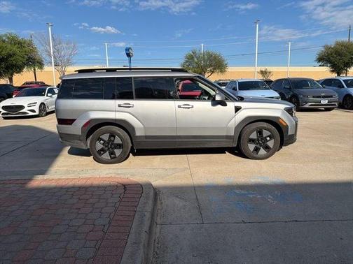 Shimmering Silver 2025 Hyundai SANTA FE HEV SEL