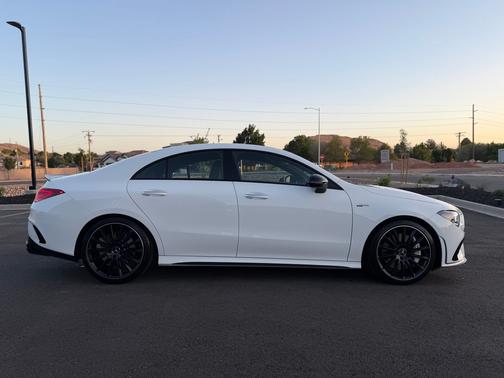 Polar White 2021 Mercedes-Benz AMG CLA 35 4MATIC