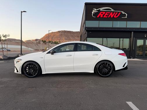Polar White 2021 Mercedes-Benz AMG CLA 35 4MATIC